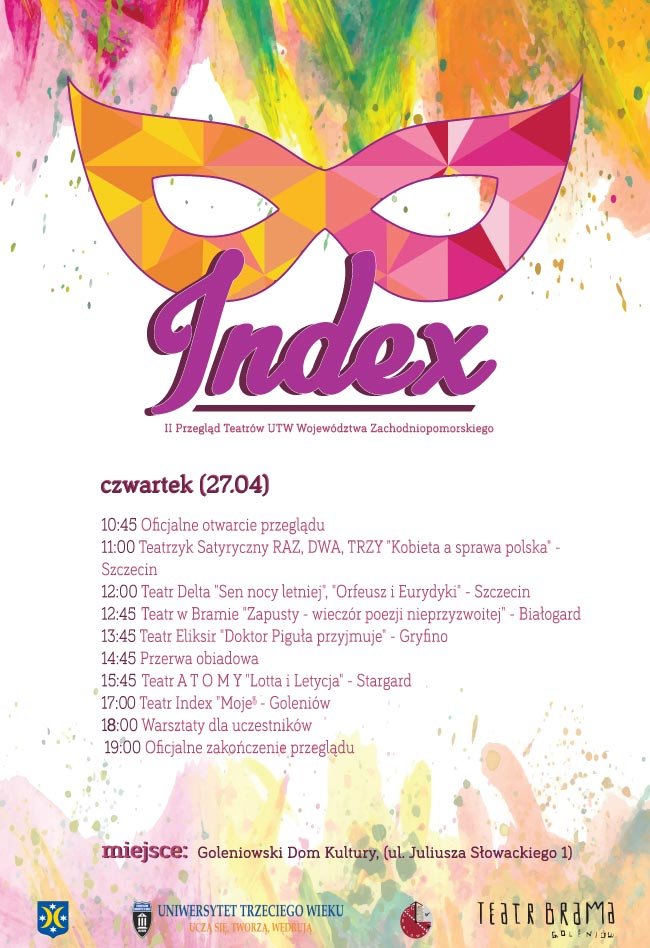 II Przegląd Teatrów UTW Województwa Zachodniopomorskiego INDEX