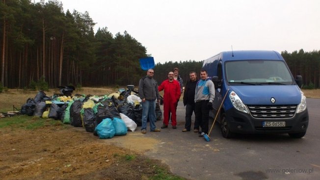 Motocykliści posprzątali