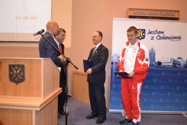 Brązowy medalista uhonorowany