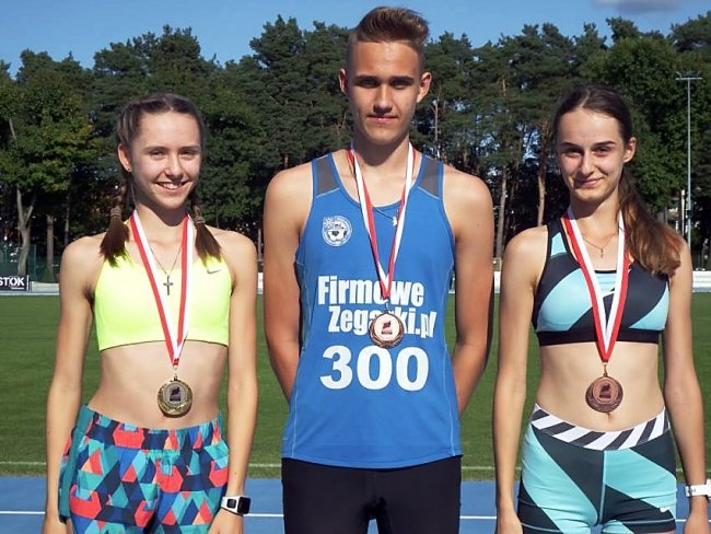 Zawodnicy Hanzy Goleniow - Julita Maniecka, Kacper Pietkiewicz i Julia Stężalska (Foto: KS Hanza Goleniów)