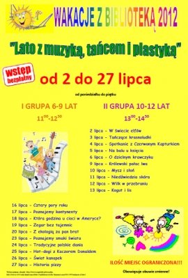 Wakacje w bibliotece