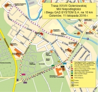 Zamknięte ulice w trakcie Mili