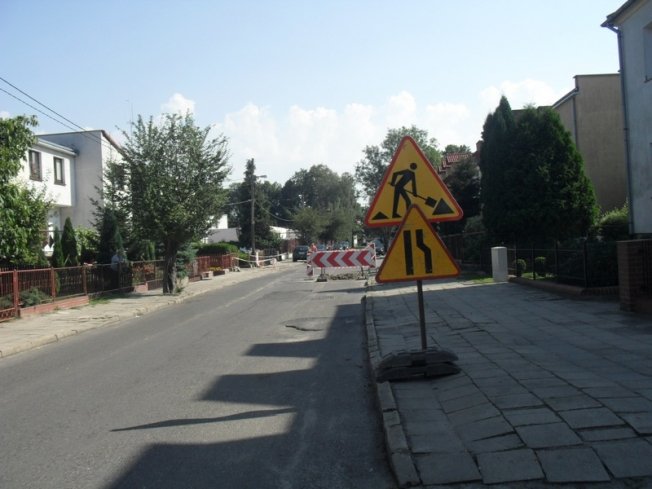 Ulica Prusa zamknięta