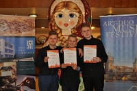Od lewej: Antoni Chmielniak, Mateusz Szwed, Adam Tarnożek