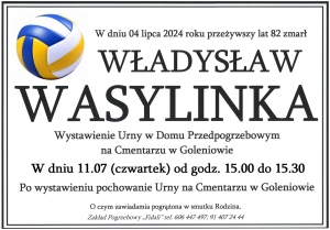 Pogrzeb Władysława Wasylinki